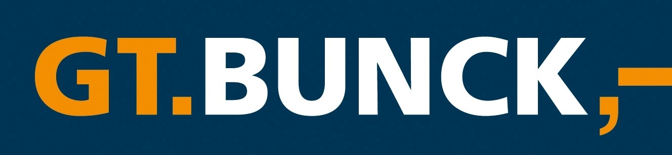 GT Bunck logo blauw